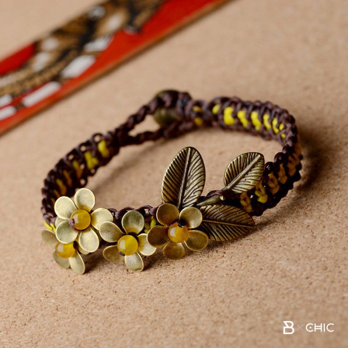 bracelet-femme-tibet-bouddhisme-fleurs-zen-spirituel
