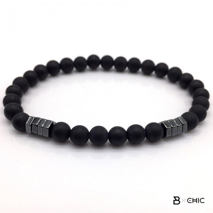 bracelet-homme-perles-noires-chic-zen-energie-karma-yoga