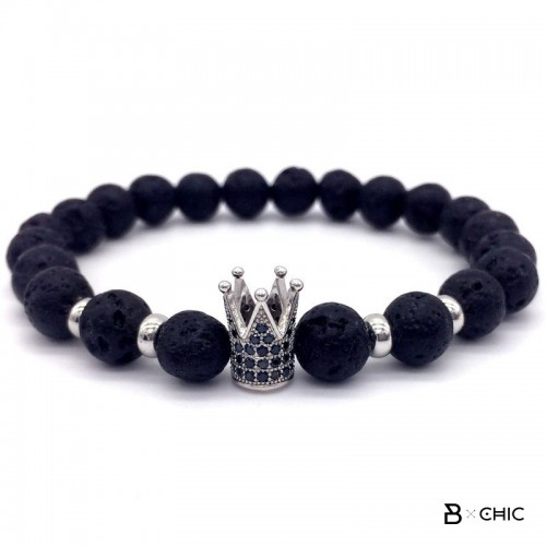 bracelet-homme-pierre-lave-courronne-cadeau-energie-spirituel-zen-mode
