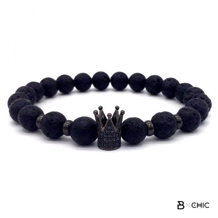 bracelet-pierre-lave-courronne-chic-cadeau-spirituel-karma-zen-spirituel-mode