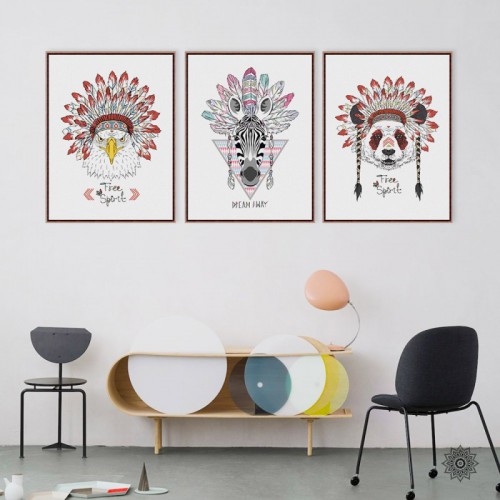 cadeau-deco-animaux-spirituel-lion-chat-chien-tableau-tendance-chic