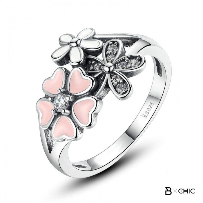 bague-fleurs-argent-femme-boheme-ete-chic-mode