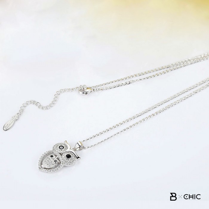 collier-pendentif-hiboux-chic-argent-cadeau