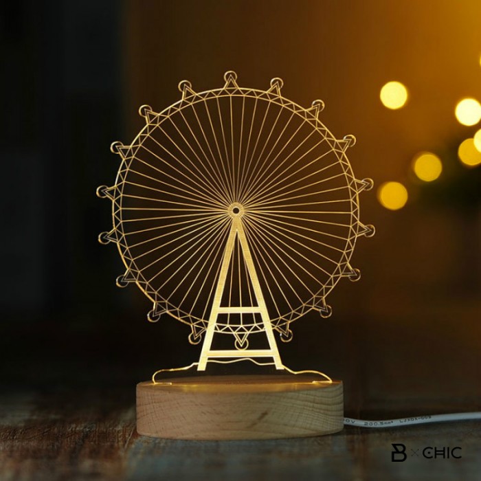 lampe-veilleuse-3D-led-grande-roue